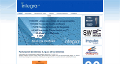 Desktop Screenshot of erp-integra.com